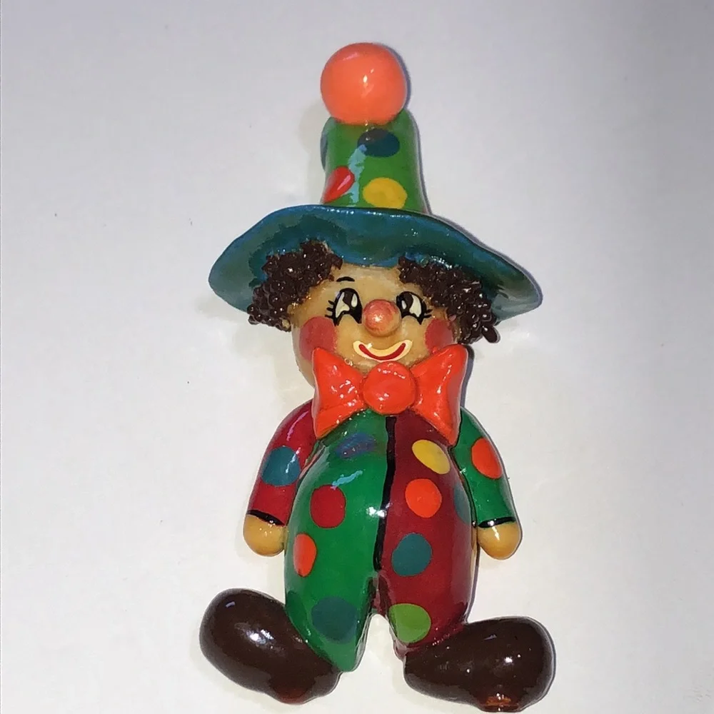 Clown Christmas ornaments 70s clown Christmas ornaments Creepy Clown
